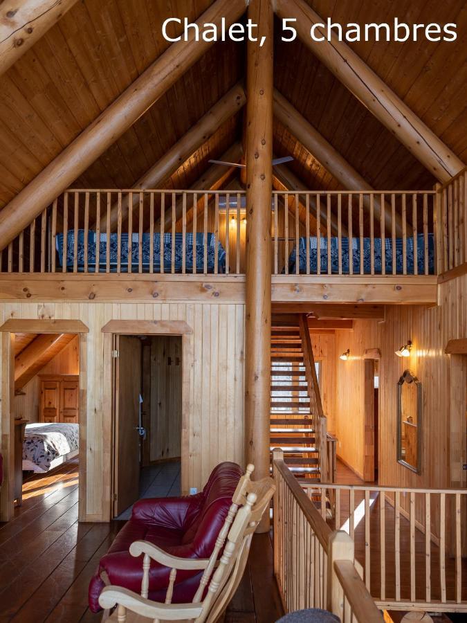 Chalets Et Spa Lac Saint-Jean 샹보르 외부 사진