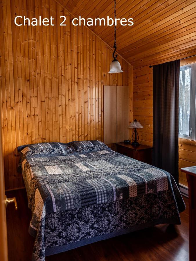 Chalets Et Spa Lac Saint-Jean 샹보르 외부 사진