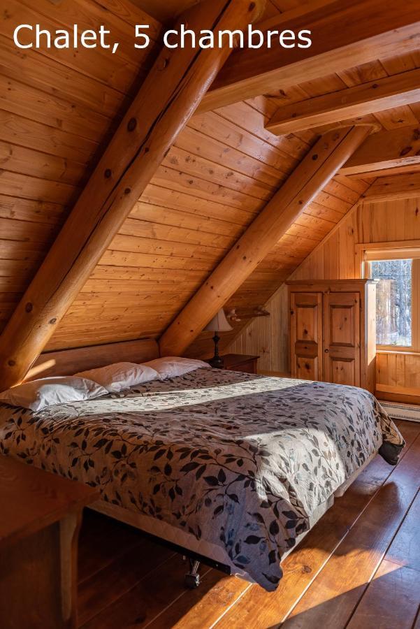 Chalets Et Spa Lac Saint-Jean 샹보르 외부 사진