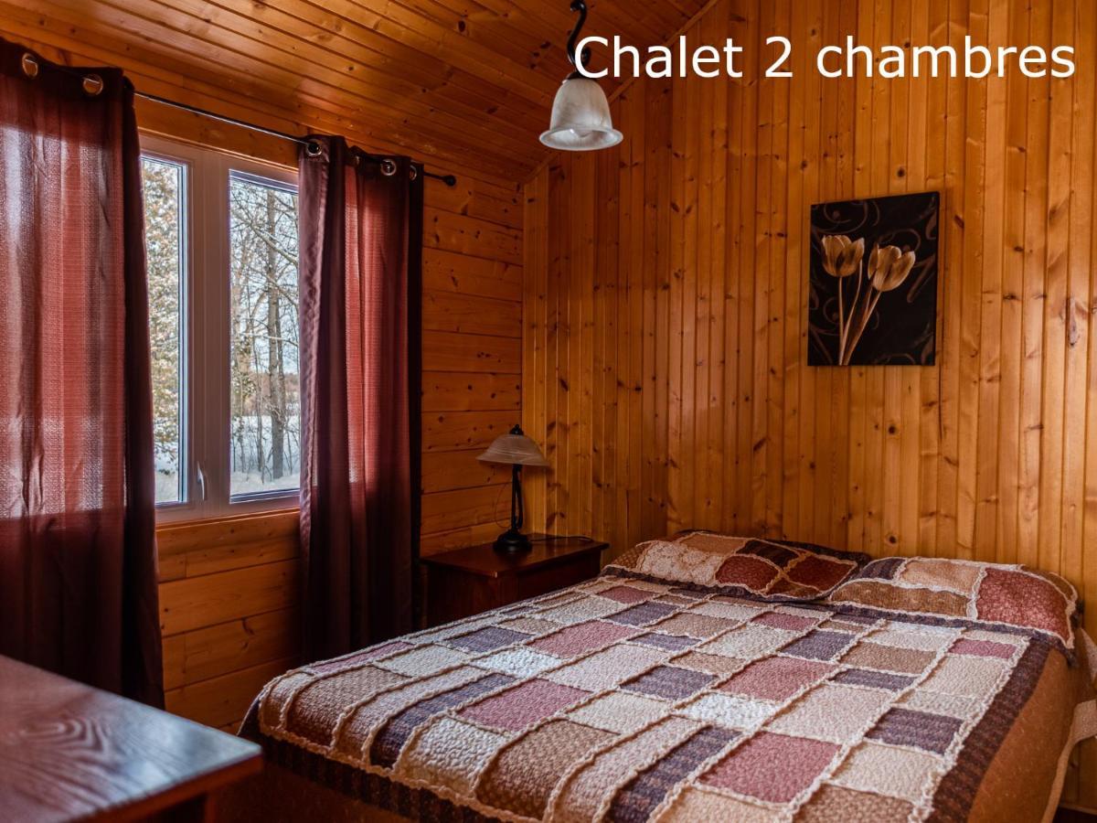 Chalets Et Spa Lac Saint-Jean 샹보르 외부 사진