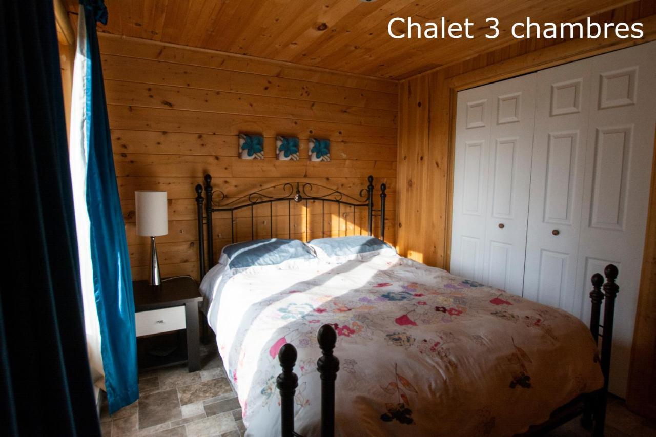 Chalets Et Spa Lac Saint-Jean 샹보르 외부 사진