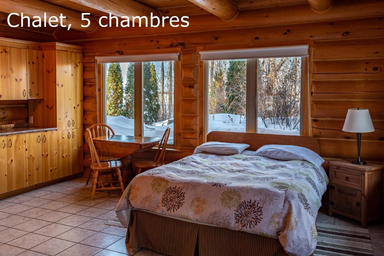 Chalets Et Spa Lac Saint-Jean 샹보르 외부 사진