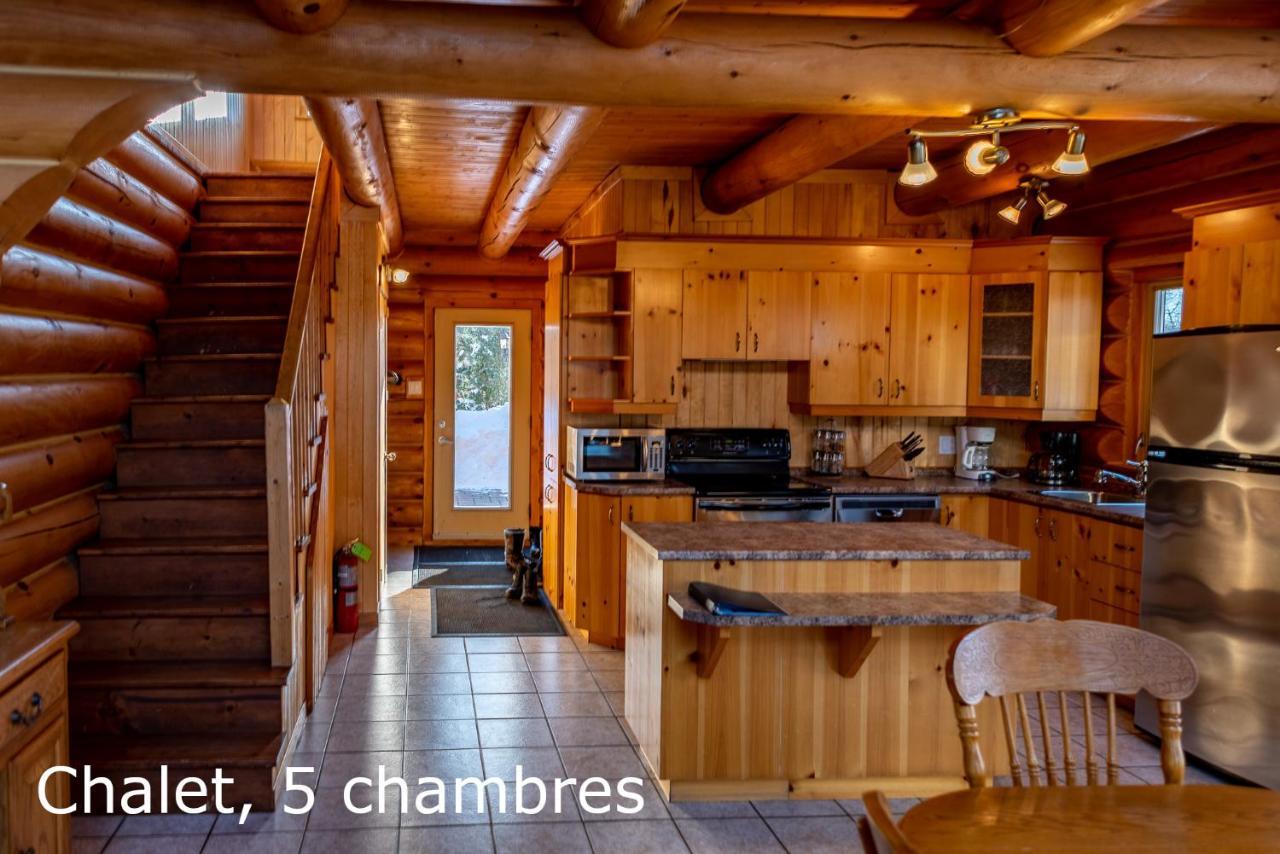 Chalets Et Spa Lac Saint-Jean 샹보르 외부 사진