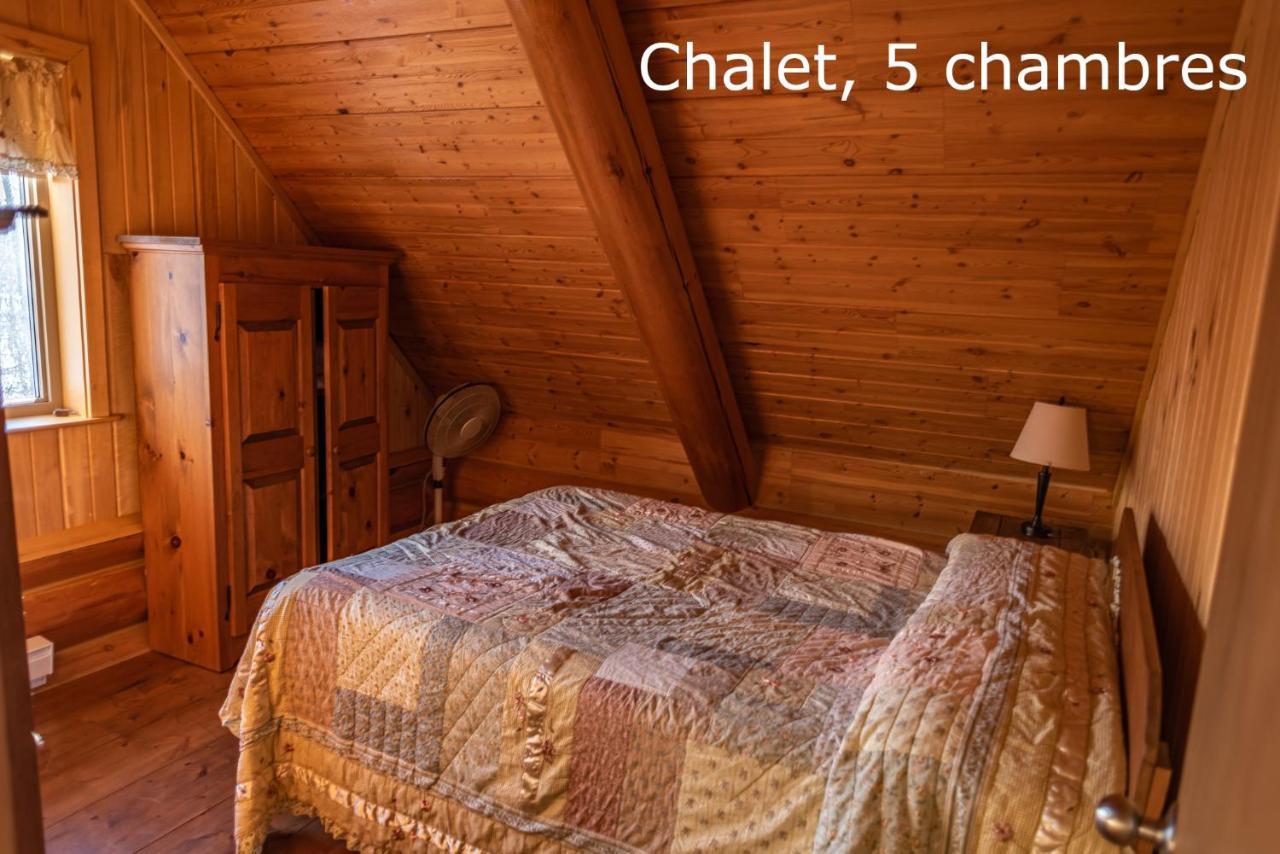 Chalets Et Spa Lac Saint-Jean 샹보르 외부 사진
