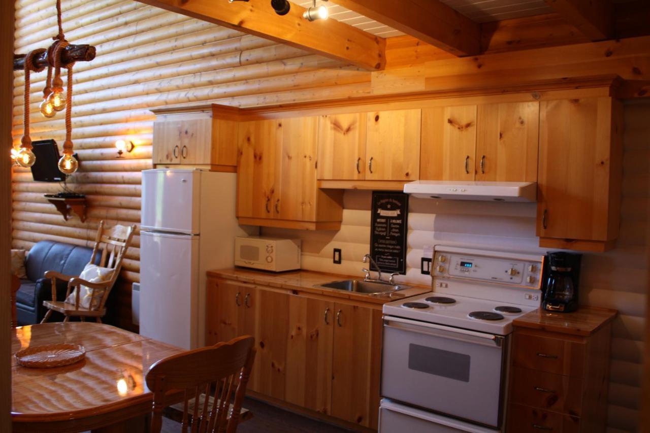 Chalets Et Spa Lac Saint-Jean 샹보르 외부 사진