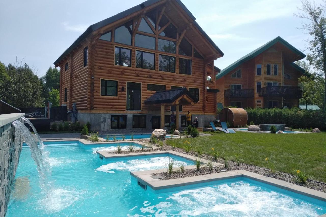 Chalets Et Spa Lac Saint-Jean 샹보르 외부 사진