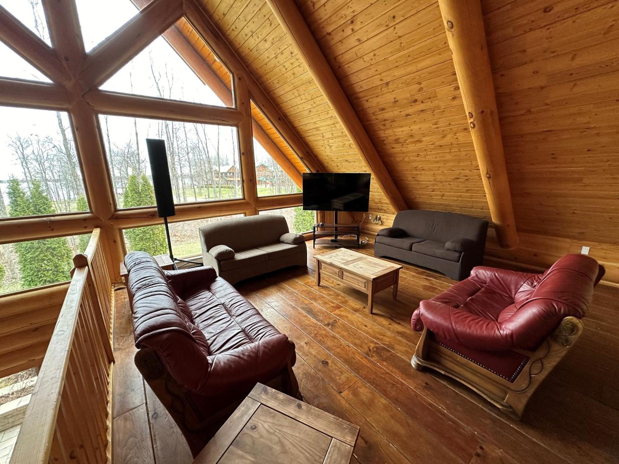 Chalets Et Spa Lac Saint-Jean 샹보르 외부 사진